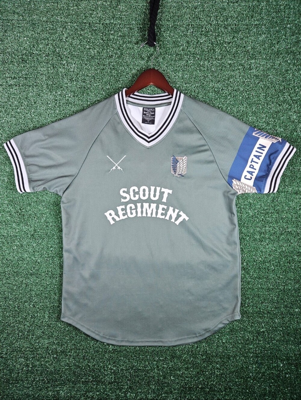 Box Lunch × Attack On Titan Anime Scout Regiment Captain Levi Jersey Shirt